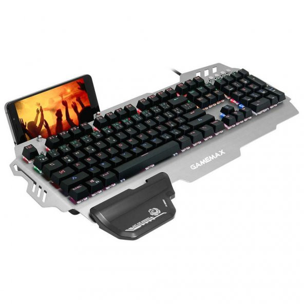 Frisby Gamemax FK-G550QU Gerçek Mekanik Klavye Blue Switch Oyun Modlu Bilek Destekli Animasyon Ledli Işıklı Metal Gövdeli Yeni Seri - 5