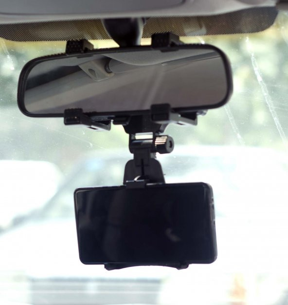 Universal Araç İçi Dikiz Aynası Telefon Navigasyon Tutucu