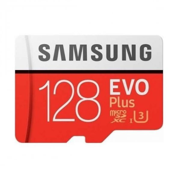 SAMSUNG MB-MC128GA 128GB 100MB/90MB Evo Plus MicroSD Hafıza Kartı