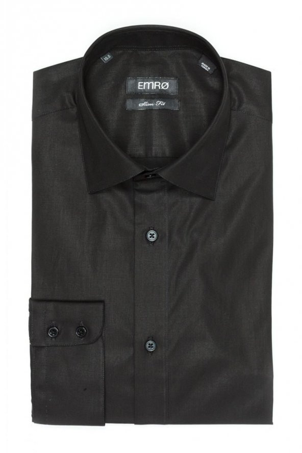 PINGÖMLEK WESTBOURNE BLACK DAR KESİM ERKEK GÖMLEK