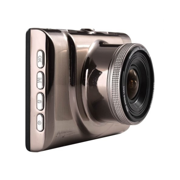 Anytek A100 Araç Tipi Kamera NOVATEK FULL HD 1080P 3 TFT EKRAN -170˚ LENSLİ  KAMERA+DVR