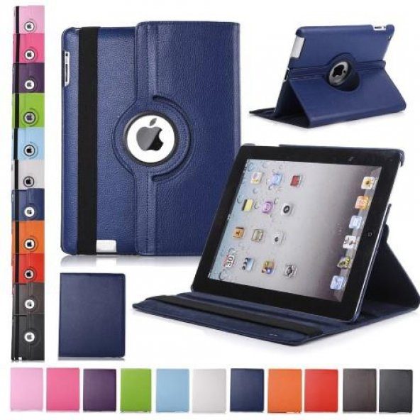 iPad 2 iPad 3 iPad 4 Kılıf Standlı + Kalem