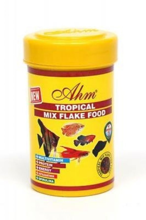 Ahm Tropical Mix Flake Food 100 ml