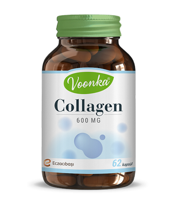 Voonka Collagen 600 mg 62 kapsül Collajen SKT:02.2022