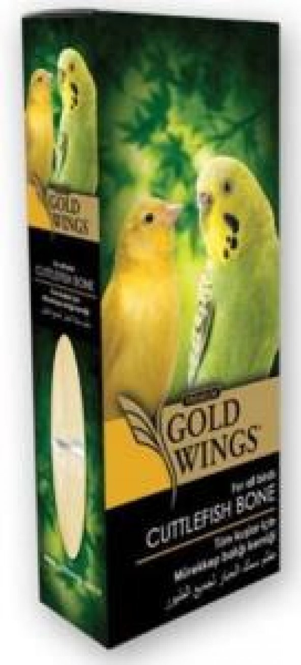 Gold Wings Premium Doğal Mürekkep Baliği Kemiği Küçük