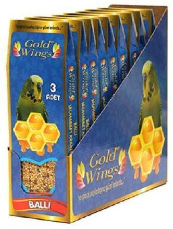 Gold Wings Muhabbet Kuşlari Için Balli Kraker 3Lü