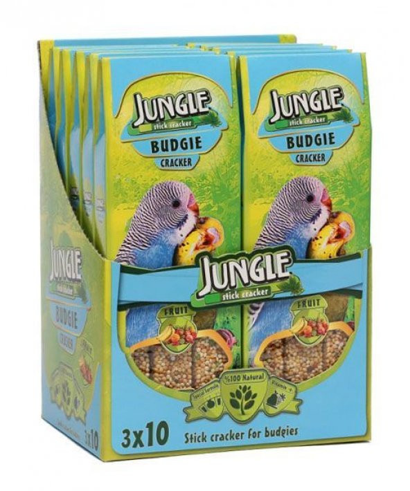 Jungle Muhabbet Kuşlari İçin Meyveli Kraker 3Lü