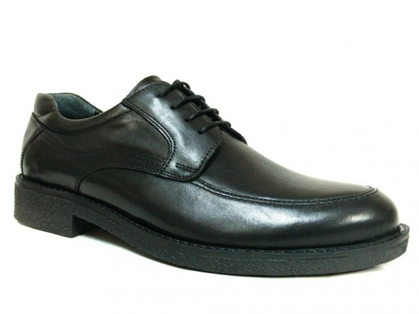 Ales 4637 Siyah Bağcıklı Erkek Ayakkabı