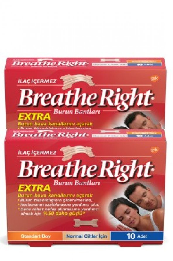Breathe Right Extra Burun Bandı 2 Li Paket