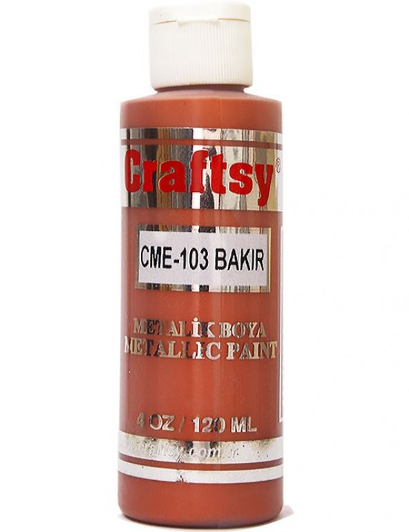 Craftsy Akrilik Metalik Boya CME-103 Bakır 120ml