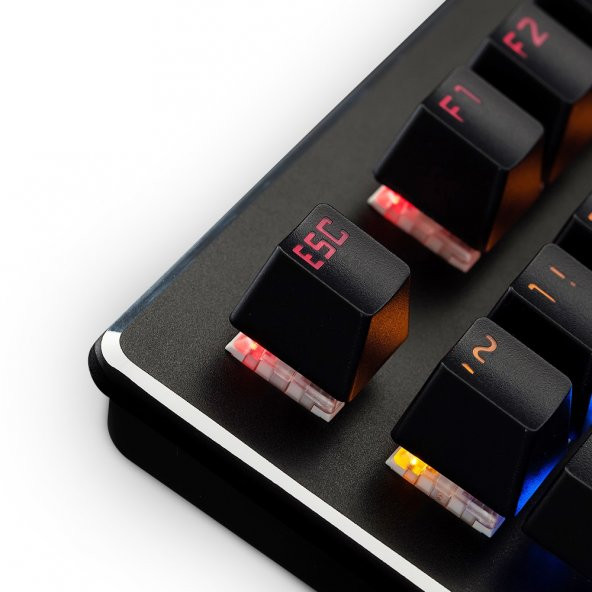 GAMEMAX GM-X560QU İngilizce Blue Switch RGB Mekanik Gaming Oyuncu Klavyesi - 4