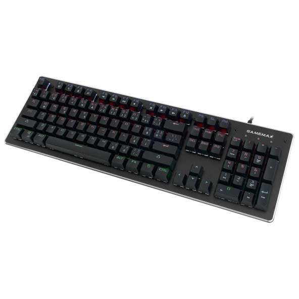 GAMEMAX GM-X560QU İngilizce Blue Switch RGB Mekanik Gaming Oyuncu Klavyesi - 8