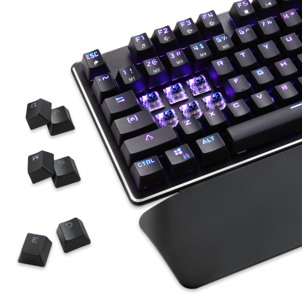 Gamepower Calypso RGB Blue Mavi Switch Gaming Oyuncu Mekanik KLavye - 4