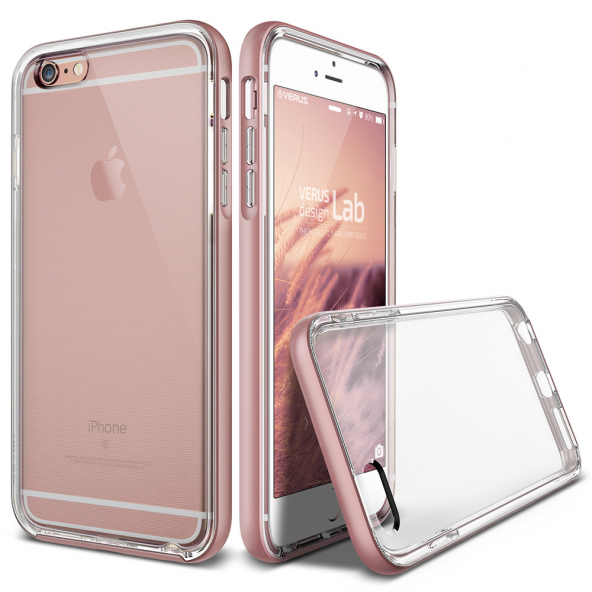 Verus iPhone 6 Plus/6S Plus Crystal Bumper Kılıf Rose Gold