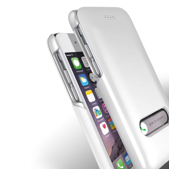 Verus iPhone 6/6S 4.7 Slim Hard Slide Kılıf Pearl White