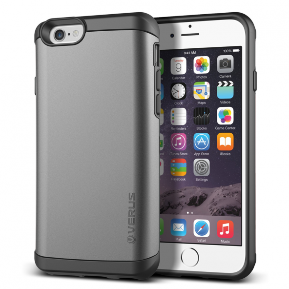 Verus iPhone 6/6S 4.7 Damda Veil Kılıf Steel Silver
