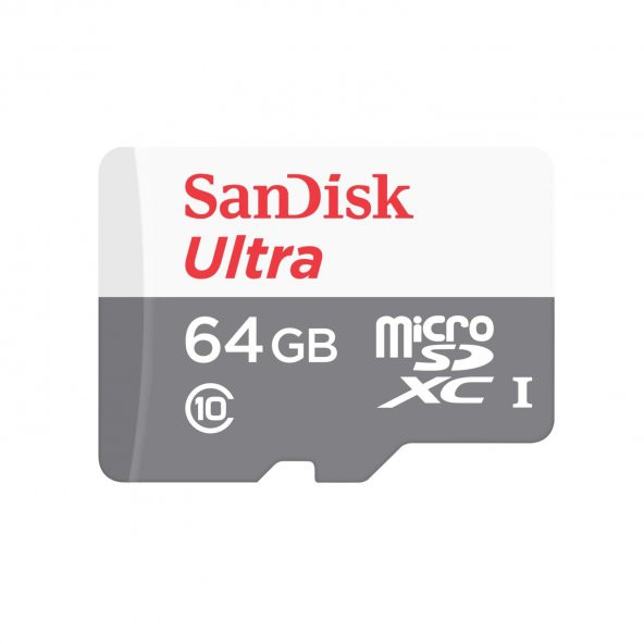Sandisk 64GB Micro SD Hafıza Kartı Ultra 80MB/s SDSQUNS-064G-GN3MN