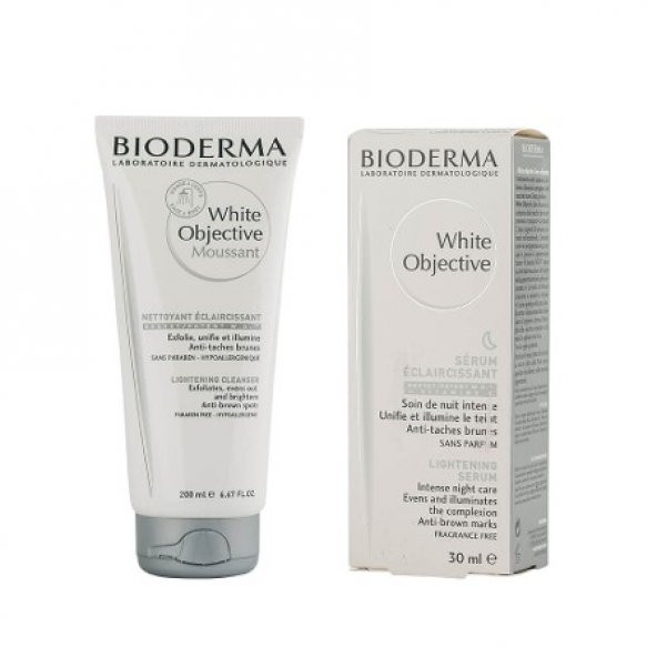 Bioderma White Objective Serum 30ml Cleanser 200ml Set