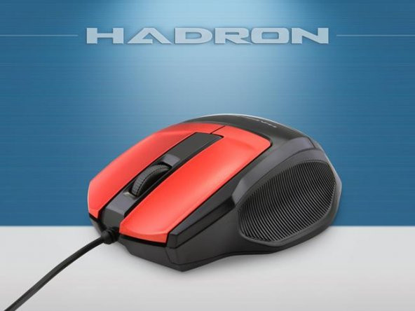 HADRON HD5607 KIRMIZI USB KABLOLU OPTİK MOUSE