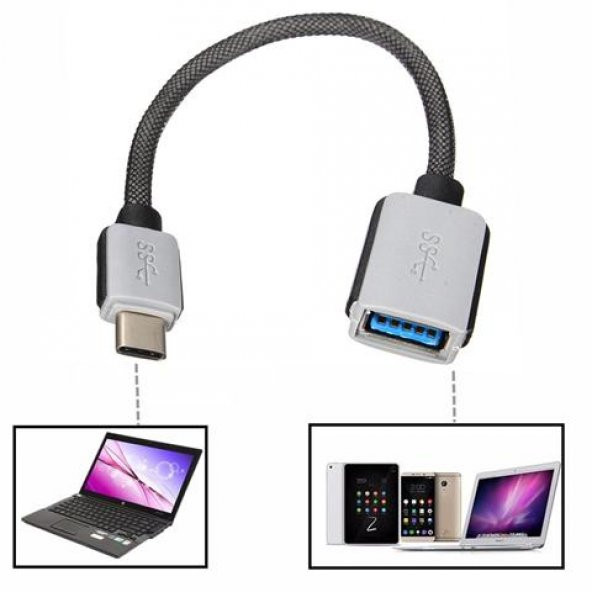 SAMSUNG GALAXY TAB PRO S Type-C USB Girişi OTG Dönüştürücü Adaptör
