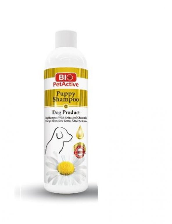 Bio Pet Active Puppy Papatya Ekstraklı Yavru Köpek Şampuanı 250 Ml