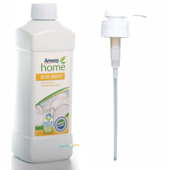Amway DISH DROPS Konsantre Sıvı Bulaşık Deterjanı (Pompa Hediyeli)