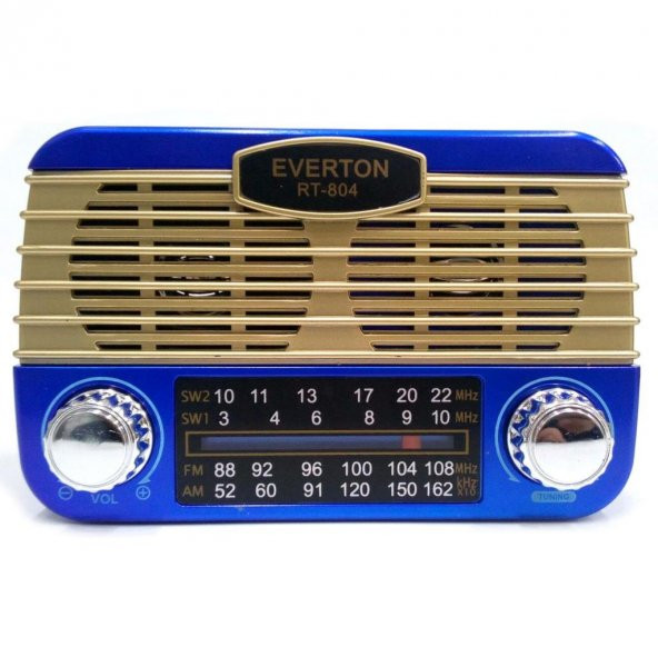 EVERTON RT-804 Şarjlı Analog Radyo - Müzik Çalar