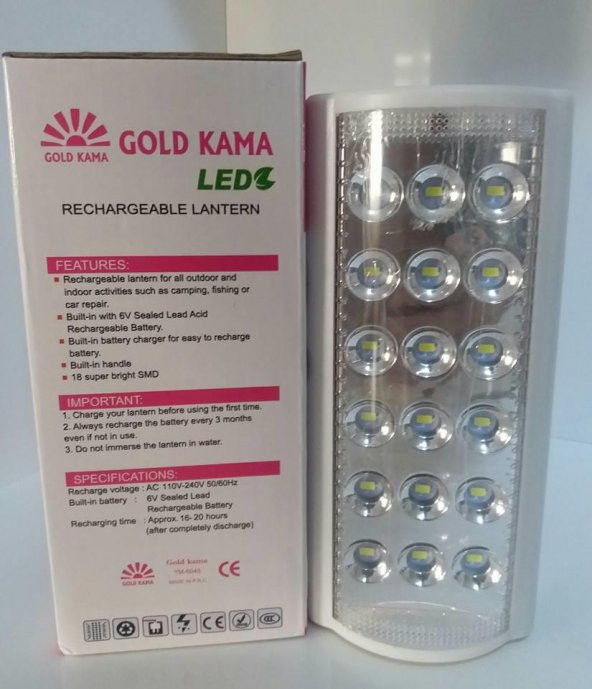 24 Ledli Şarjlı Işıldak (80 Saat) Güçlü Işık USB YM6045 - 9