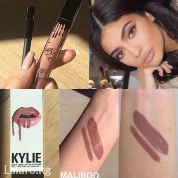 Kylie Jenner RUJ + DUDAK KALEMİ MALİBOOMatte Lipstick+Lipliner