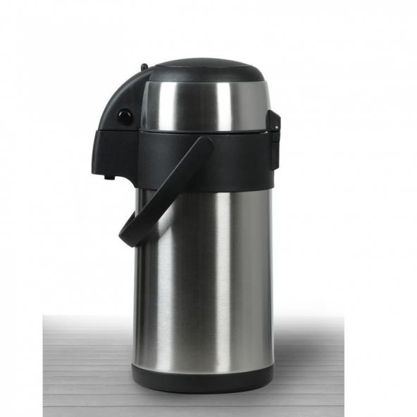 Penguen 1235A Çift Katlı Pompalı Çelik Termos 3.5 Litre - 2