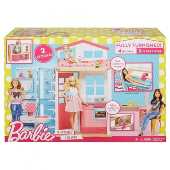 Barbie Portatif Evi DVV47 YENİ