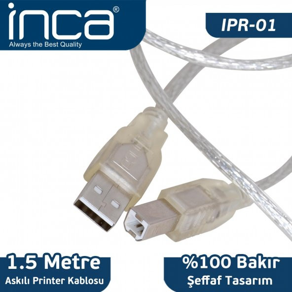 INCA IPR-01 USB 2,0 PRINTER KABLOSU 1,5 METRE