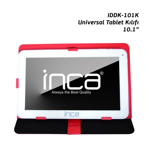 IDDK-101K INCA DARKSHARK  10.1" SMART TABLET KILIFI-KIRMIZI