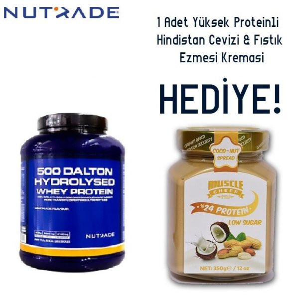 Nutrade 500 Dalton Hydrolysed Whey Protein Limonade 2250 Gr 1 Hed