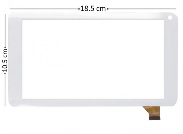 Piranha Joy 4 Tab Dokunmatik Ekran - Beyaz TDK7