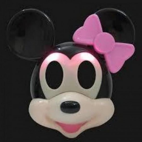 1 Adet Minnie Mouse Işıklı Maske Kız Parti Malzemesi