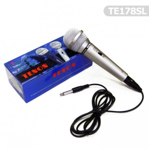 Mikrofon Tenon - Gümüş