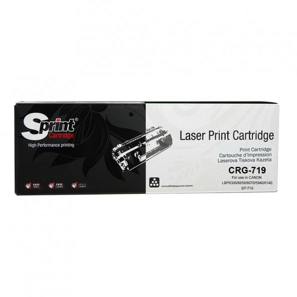 Canon Crg 719 Muadil Toner MF416DW - LBP-6650 - MF 6140DN - 3