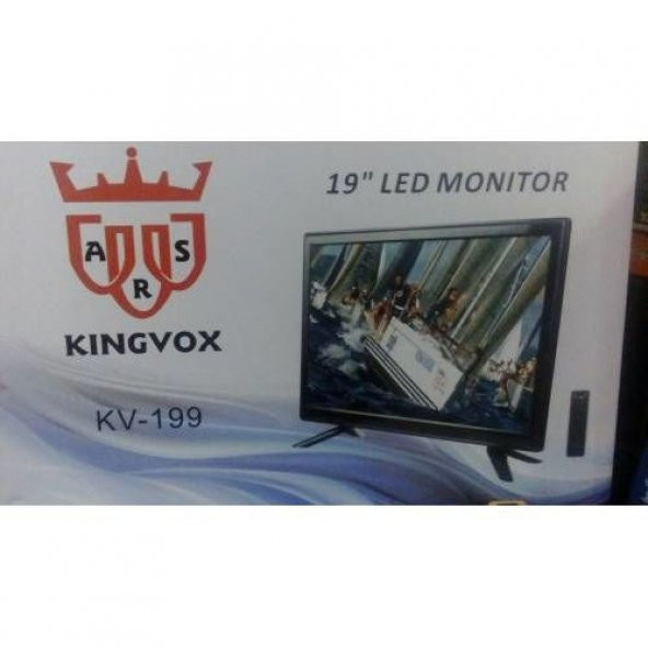 Kıngvox kv-199 full hd 1080p usbli 12 voltla çalışabilen led tv
