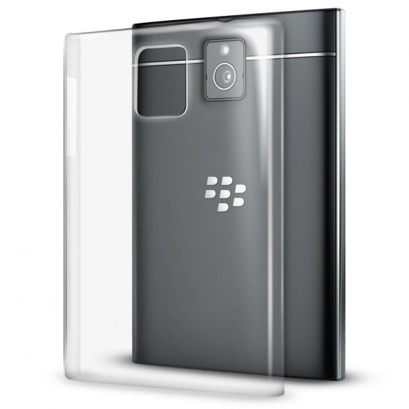 Blackberry Passport Q30 Şeffaf Silikon Kılıf