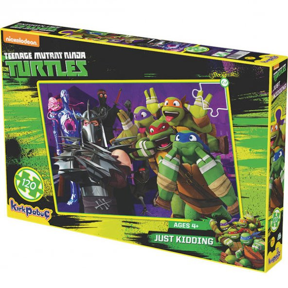 120 Parça Lisanslı Ninja Turtles Mutant Ninja Puzzle 8763