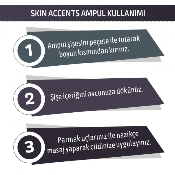 Skin Accents Göz Çevresi Bakım Ampul 3 Adet Magic Eyes Complex Serum Dermaroller Dermapen Cilt Serumu - Resim 3