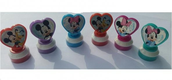 6 Adet Mickey Mouse,Minnie mouse Mühür Doğum Günü Parti malzemesi