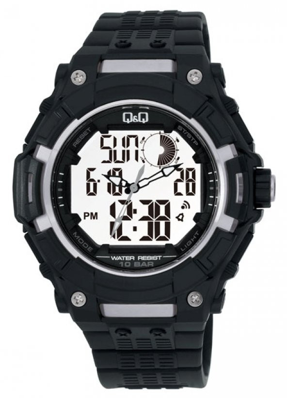QQ DİJİTAL-ANALOG SU GEÇİRMEZ PLASTİK ERKEK KOL SAATİ - 2