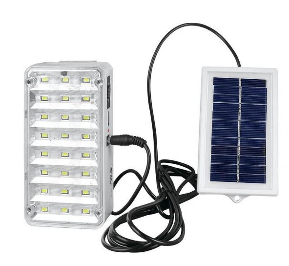 Harici Solar Güneş Panelli Şarjlı Işıldak Lamba LED Yajia Yj-9817 - Resim 2