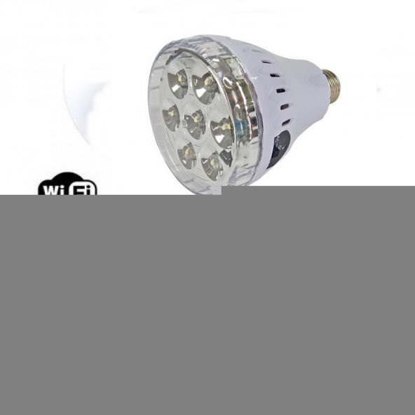 Kumandalı Led Ampul Şeklinde Gizli Kamera - 9