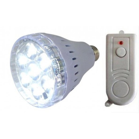 Kumandalı Led Ampul Şeklinde Gizli Kamera - 10