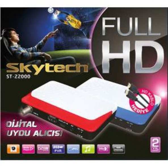 Skytech St-22000 Mini Full Hd Uydu Alıcısı Hdmı