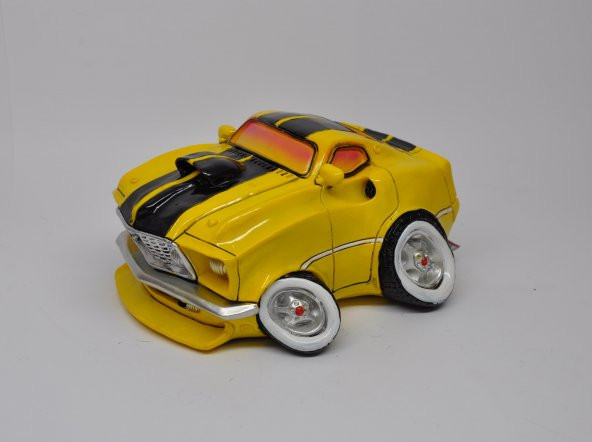 19702 Polystone Kumbara Sarı Araba
