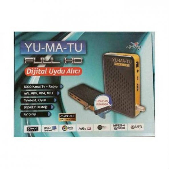 Yumatu 1080i Full Hd Mini Dijital Uydu Alıcısı PR-3000